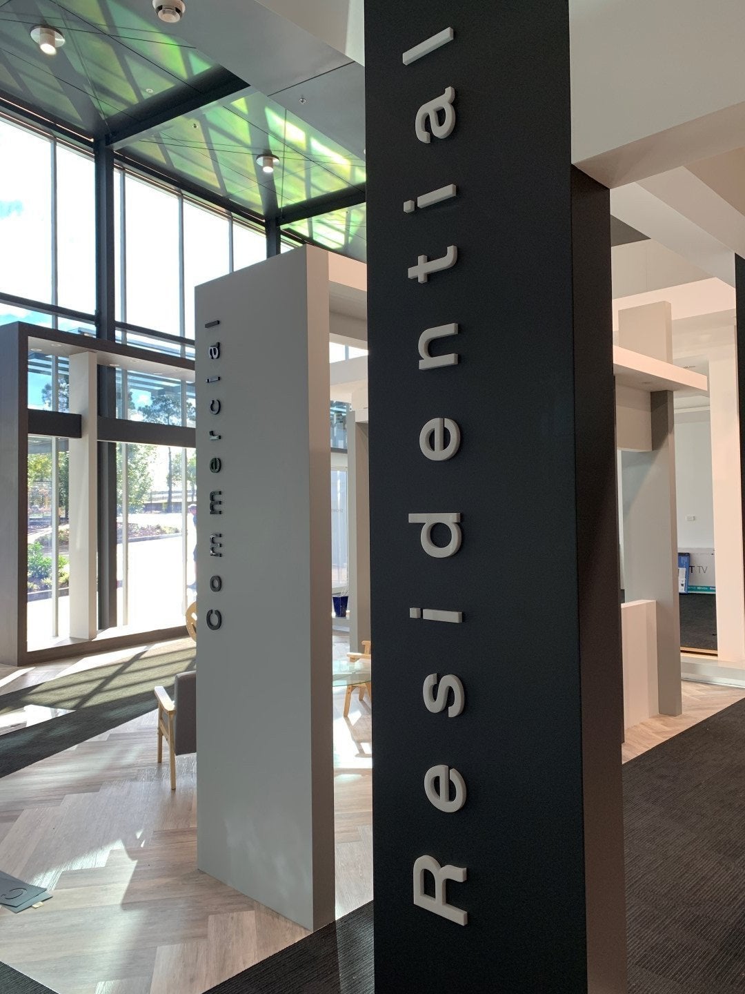 AWS - 3D LED halo lit reception sign - High Gloss 2 pack sprayed