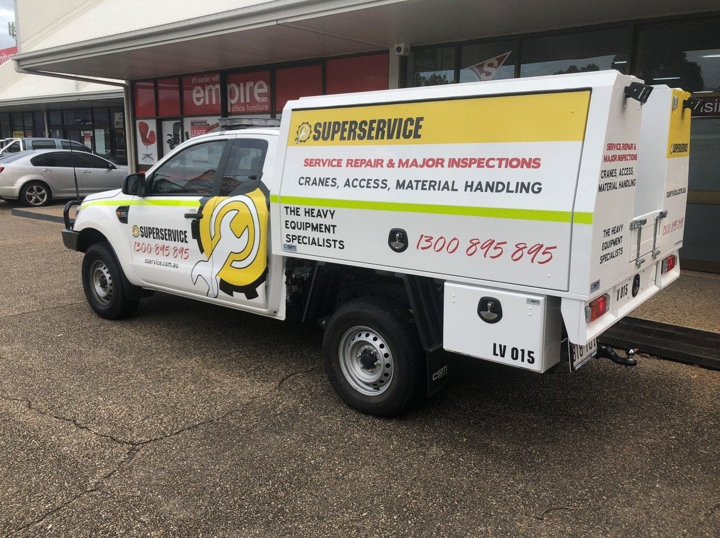 Prestons Super Service - Ute and Canopy Graphics - Fleet
