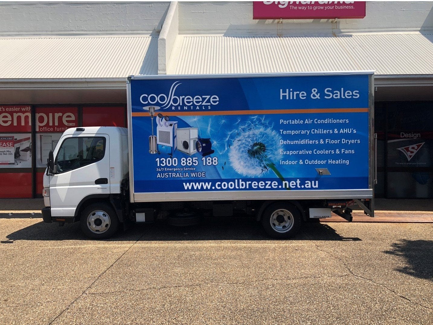 Cool Breeze Truck Graphics