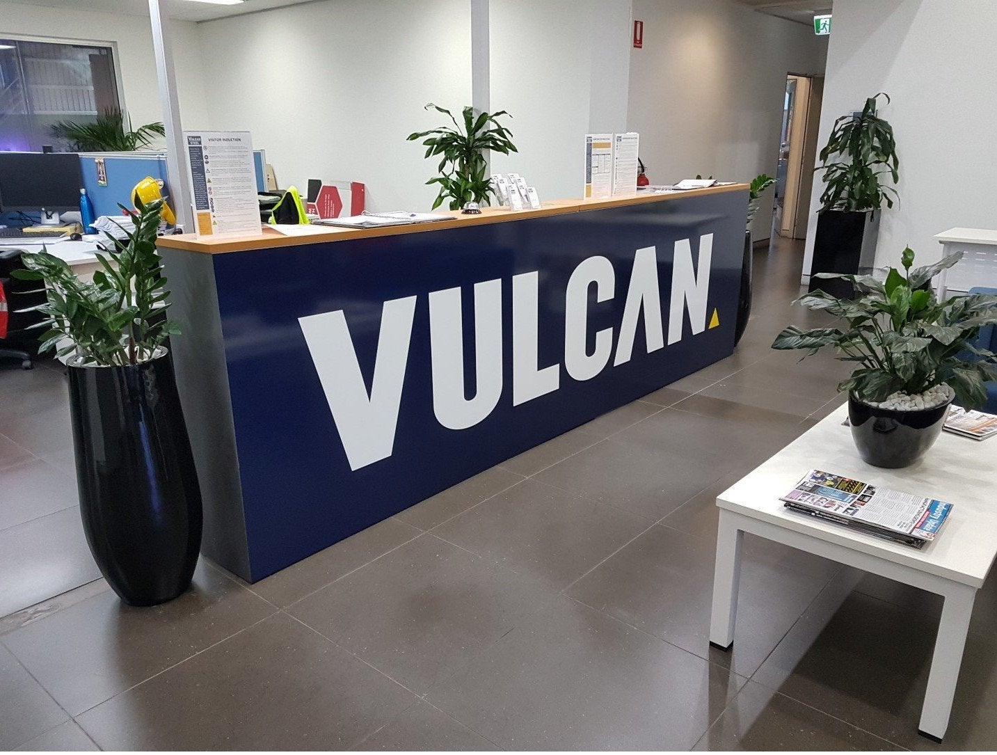 Vulcan - Rebrand - Counter graphics