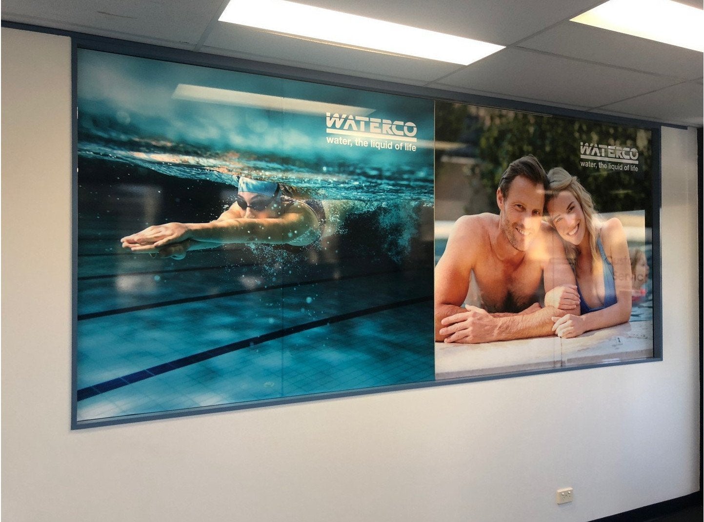 Waterco - Internal One Way Vision window graphics