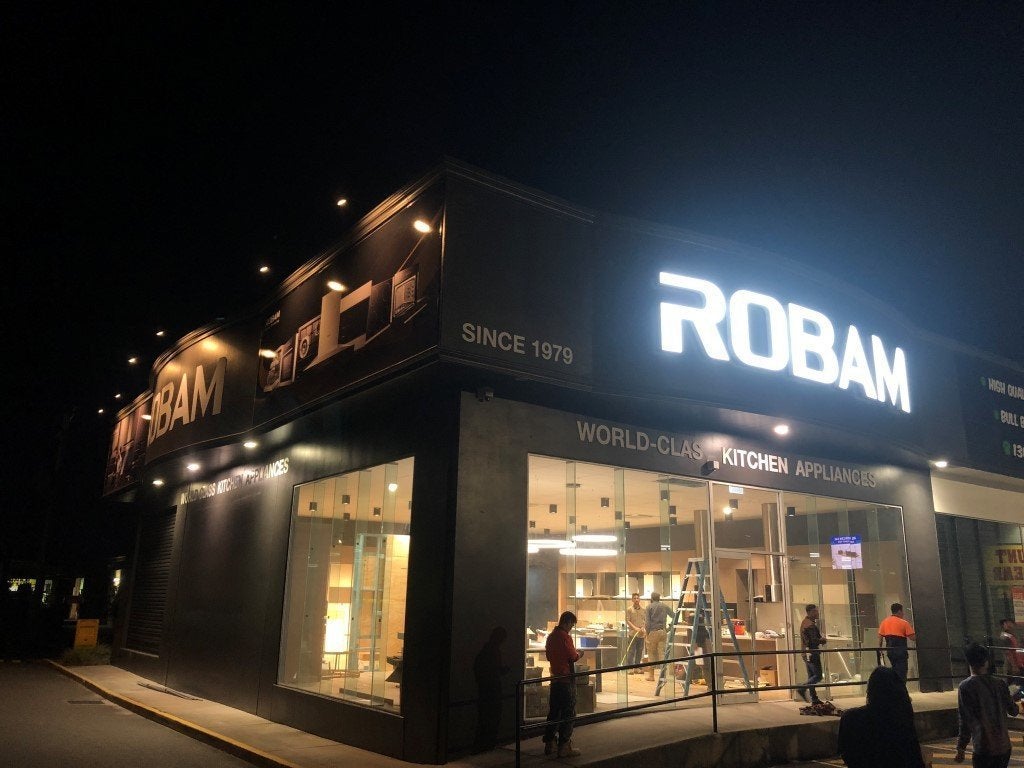 Robam - Frontlit Fascia Signage