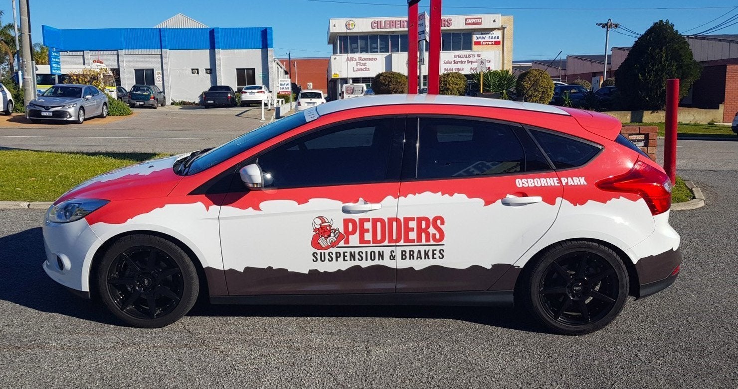 Pedders Vehicle Wrap