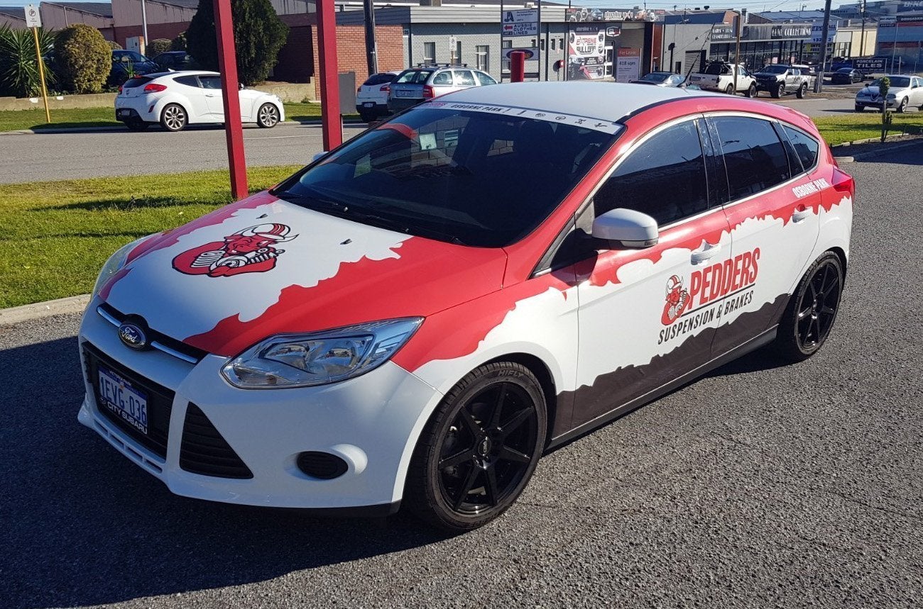 Pedders Vehicle Wrap