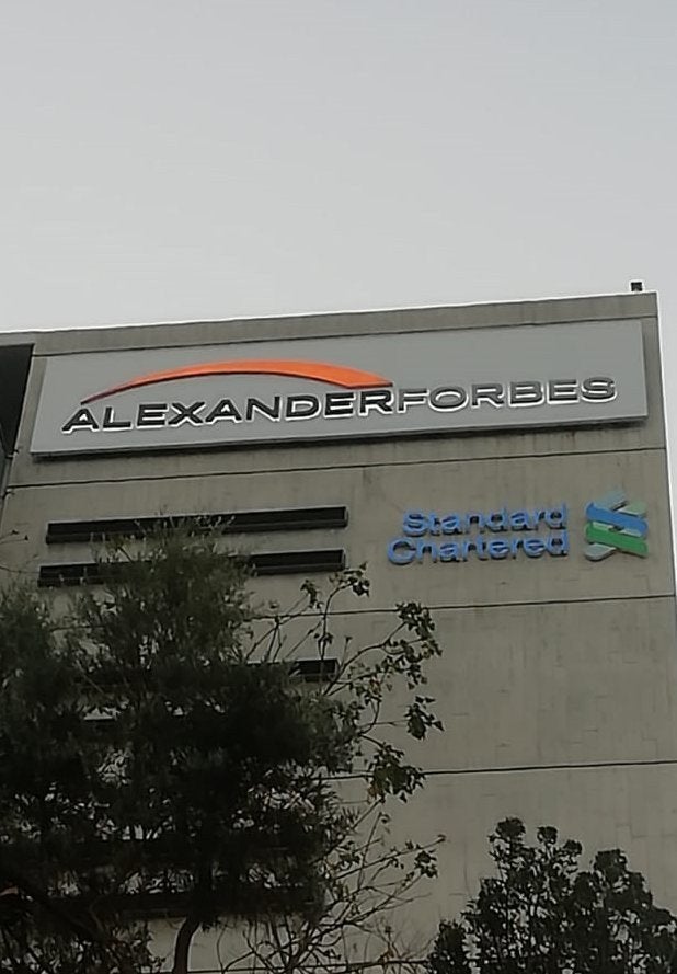 Alexander Forbes _ Large 3D Illuminated Signage