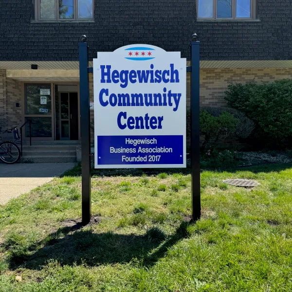 Post and Panel Sign