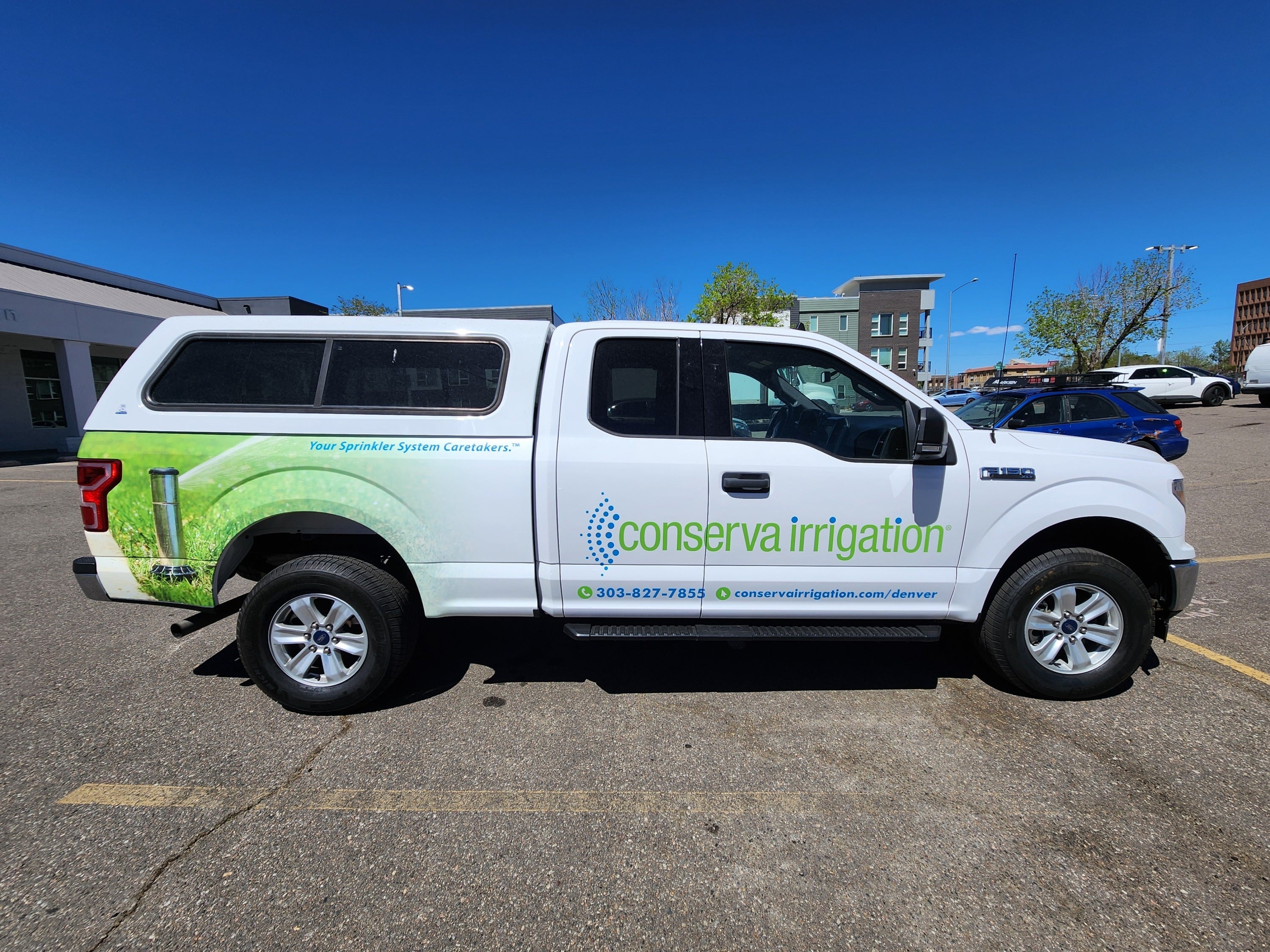 Flow in Motion: Partial Vehicle Wrap for a Professional Irrigation Company