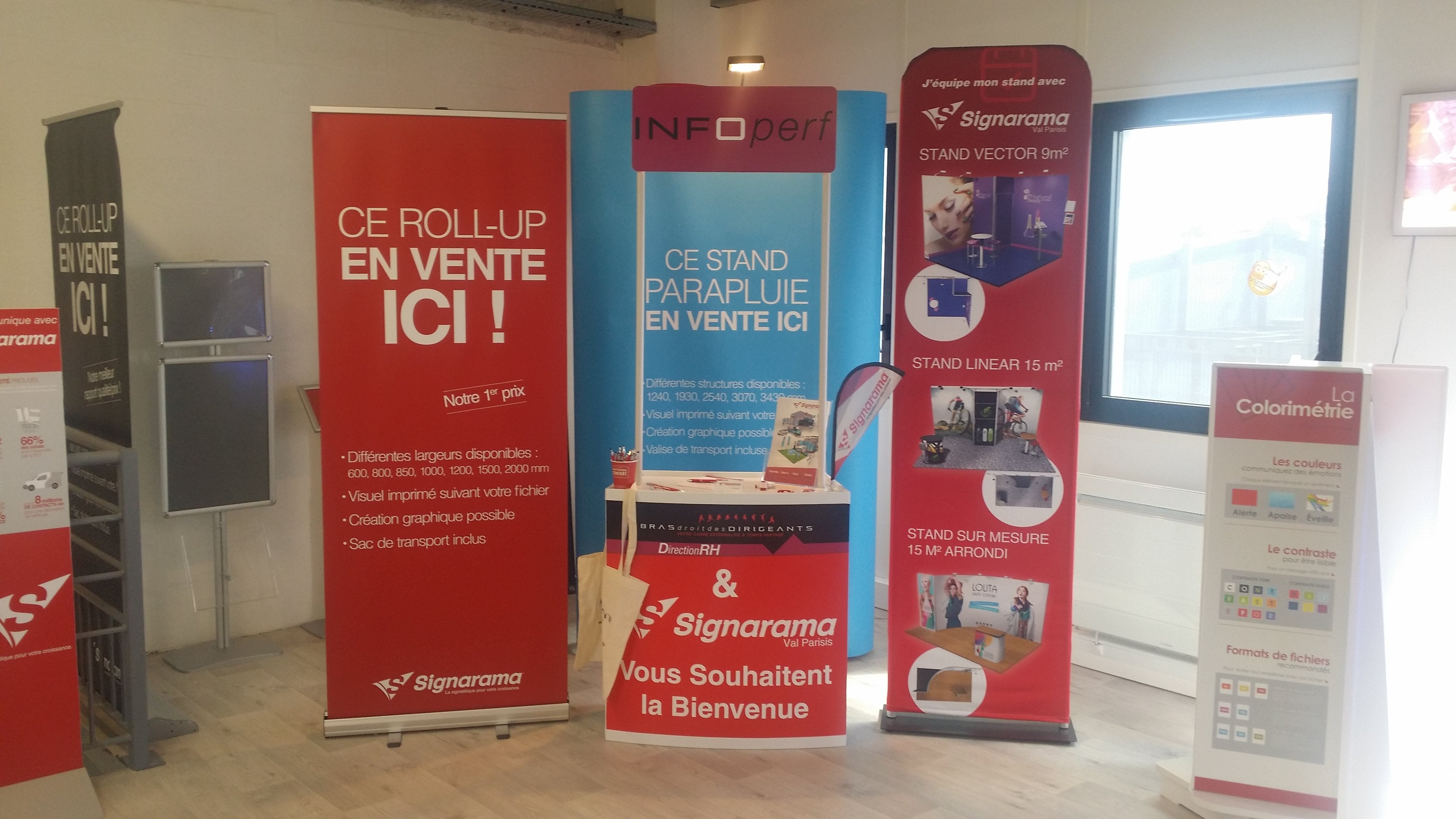 Signalétique intérieure - Stand et évènement