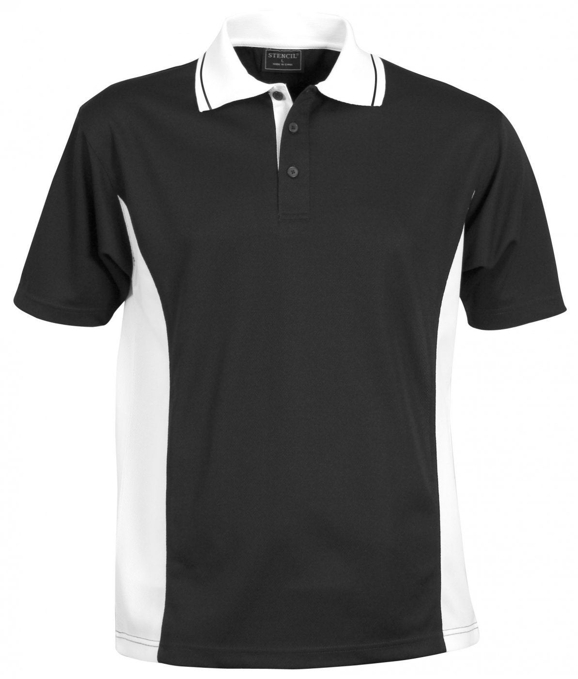 Buy custom branded Stencil Active Polos with your logo!