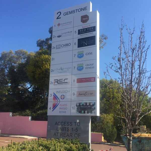Gemstone Pylon Sign