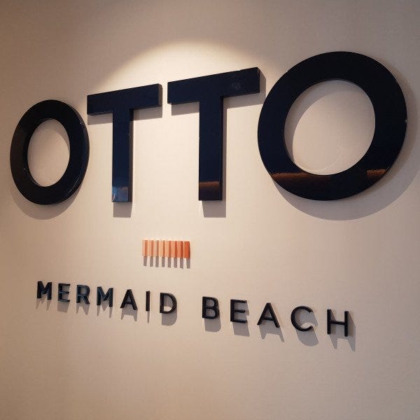 Otto Reception Sign