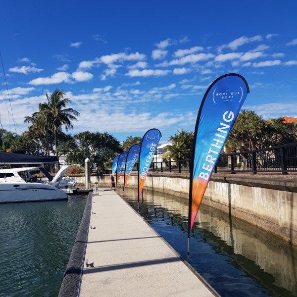 Boutique Boats Teardrop Flags