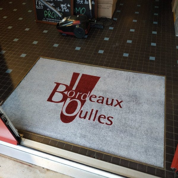 Tapis personnalisé - Bordeaux Bulles - Signarama Bordeaux Sud