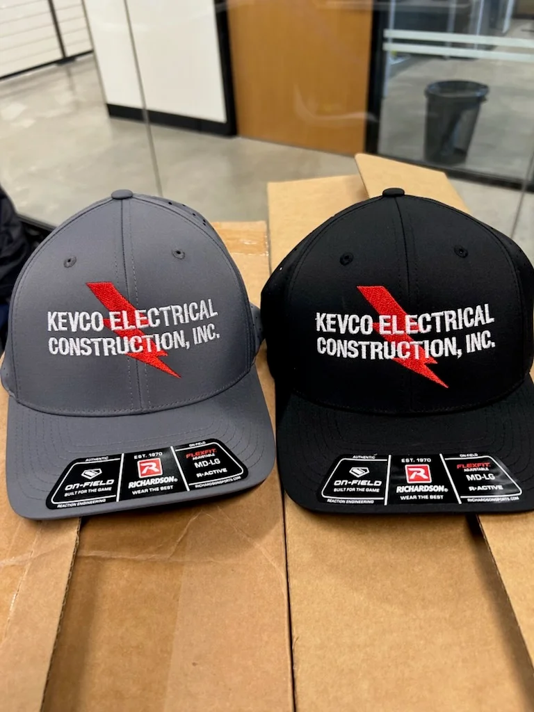 Custom branded Apparel for KEVCO Electrical