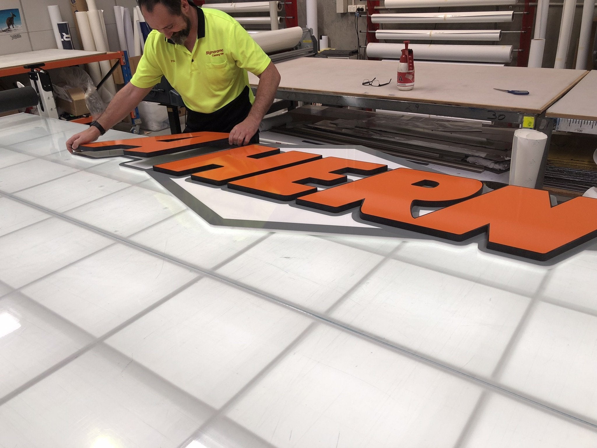 Acrylic Fabricated Fascia Sign
