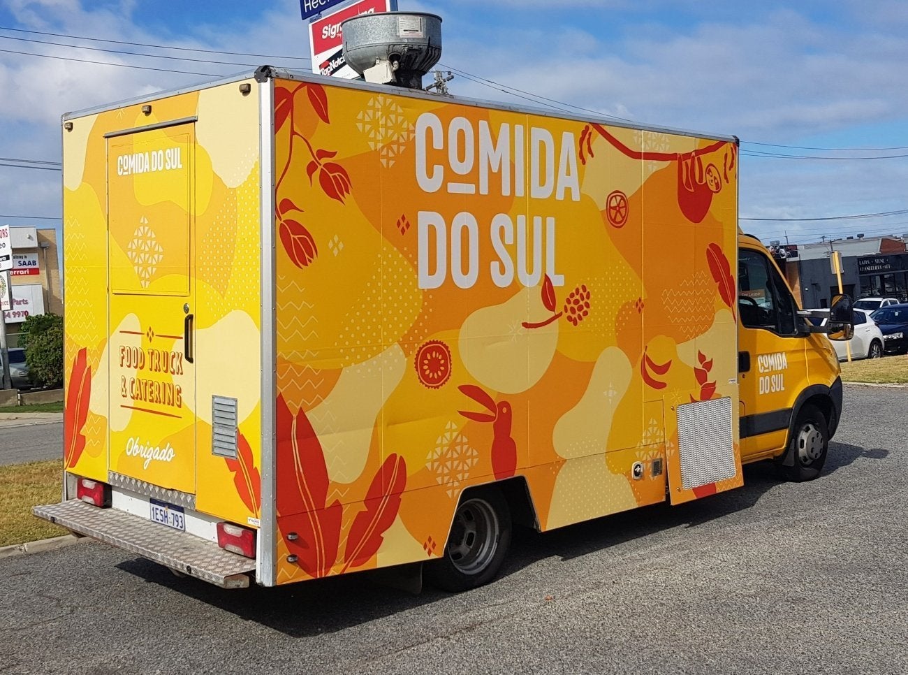 Comida do Sul Full Wrap Truck