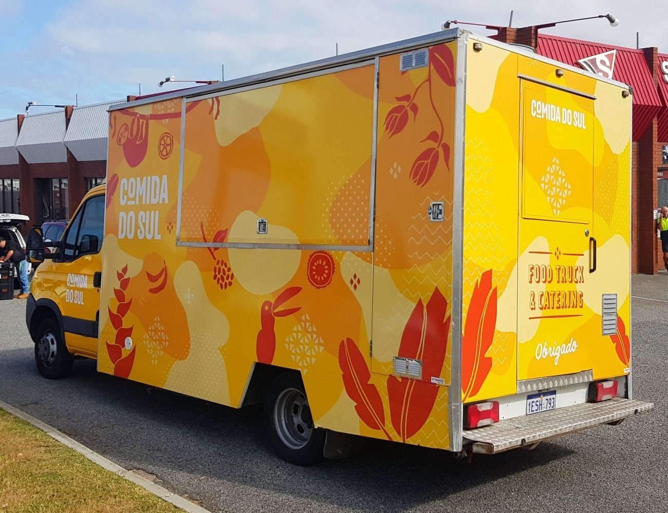 Comida do Sul Full Wrap Truck
