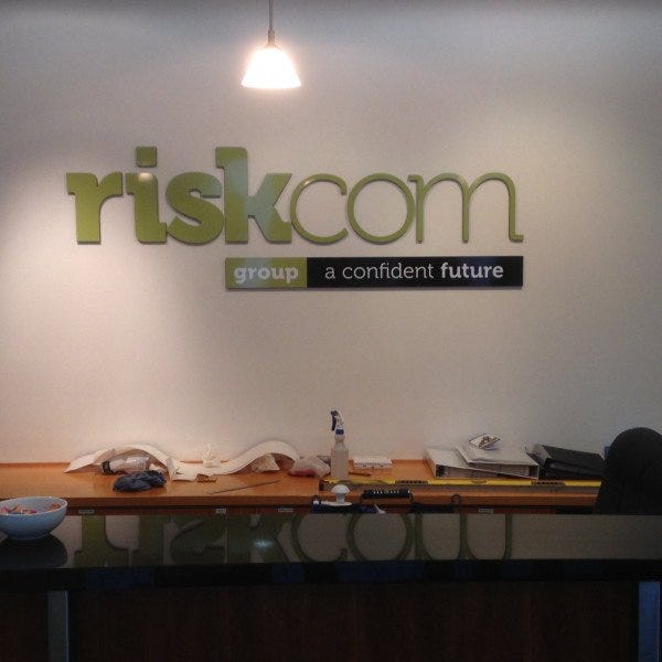 Non Illuminated 3D Lettering  - Company Logo