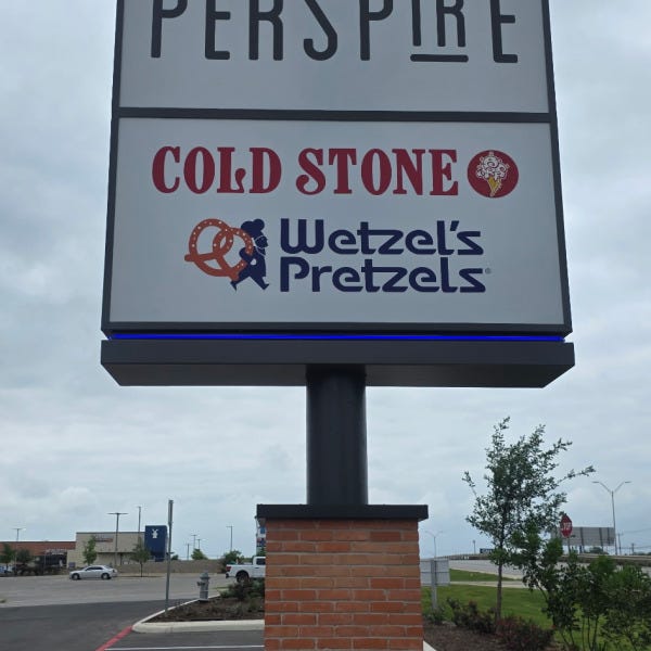 Cold Stone_Culebra Commons_Pylon Sign_Side 2