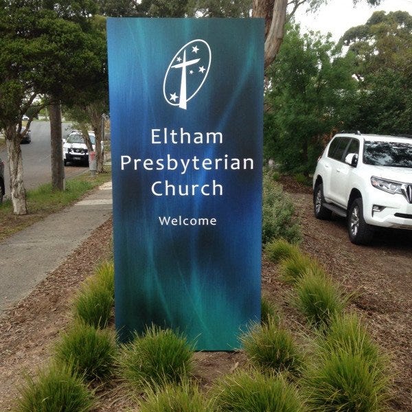 Free Standing Double sided Pylon Sign