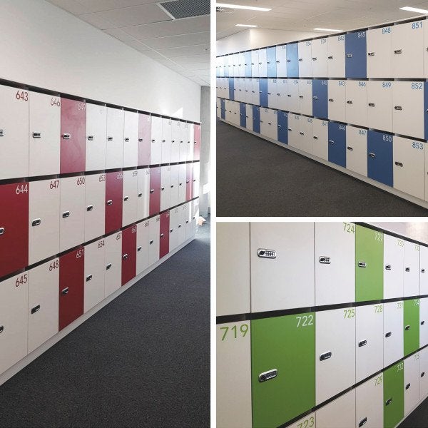 Classy Colourful Lockers