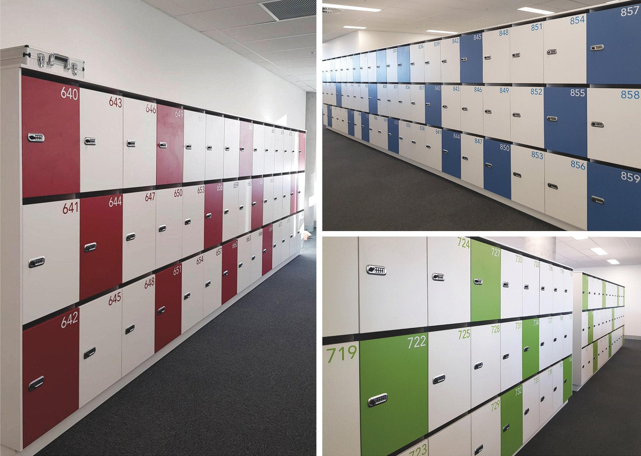 Classy Colourful Lockers