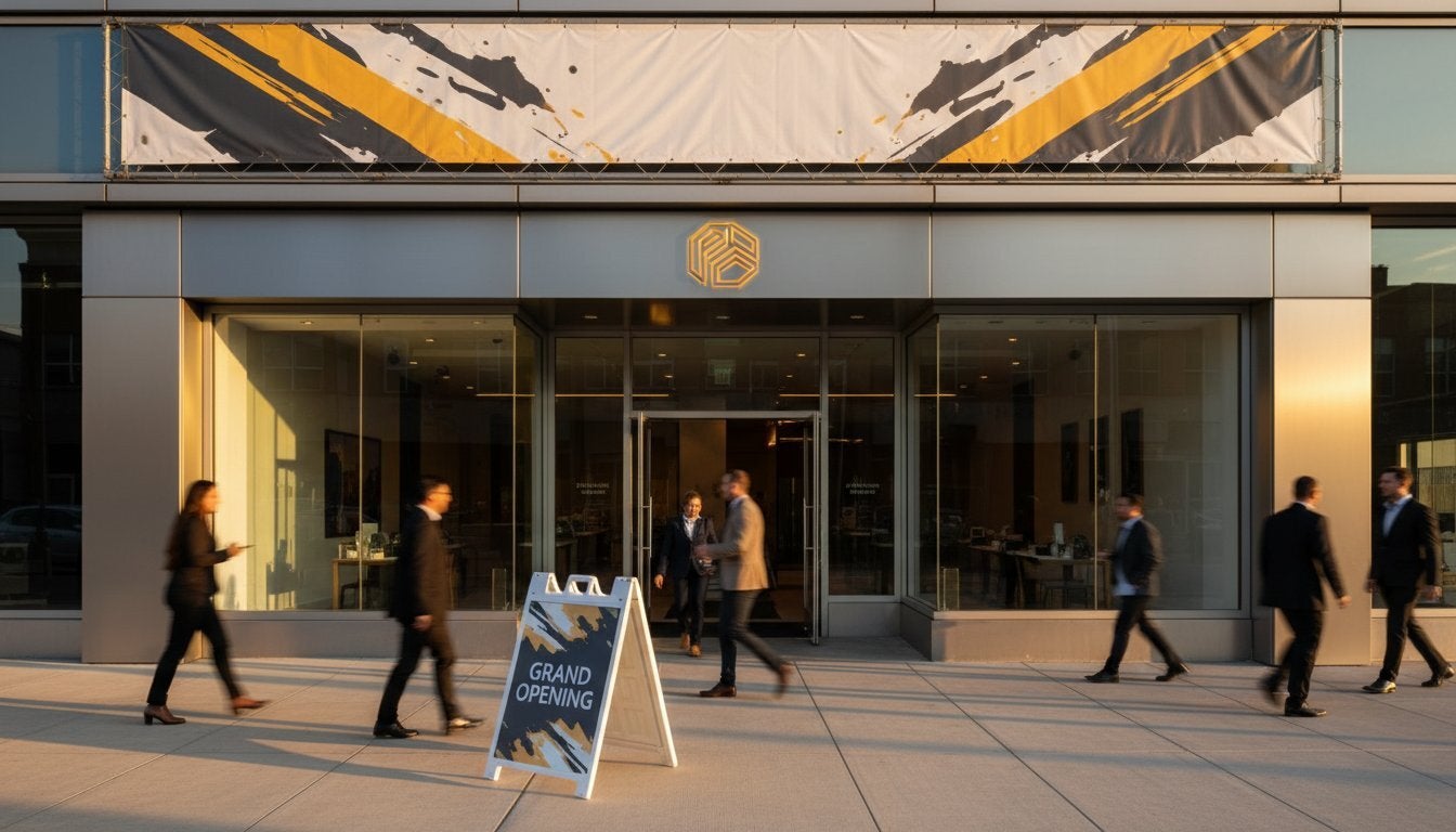 From Invisible to Unforgettable - Signs for a Grand Opening: The Ultimate Strategy for a Successful Business Launch