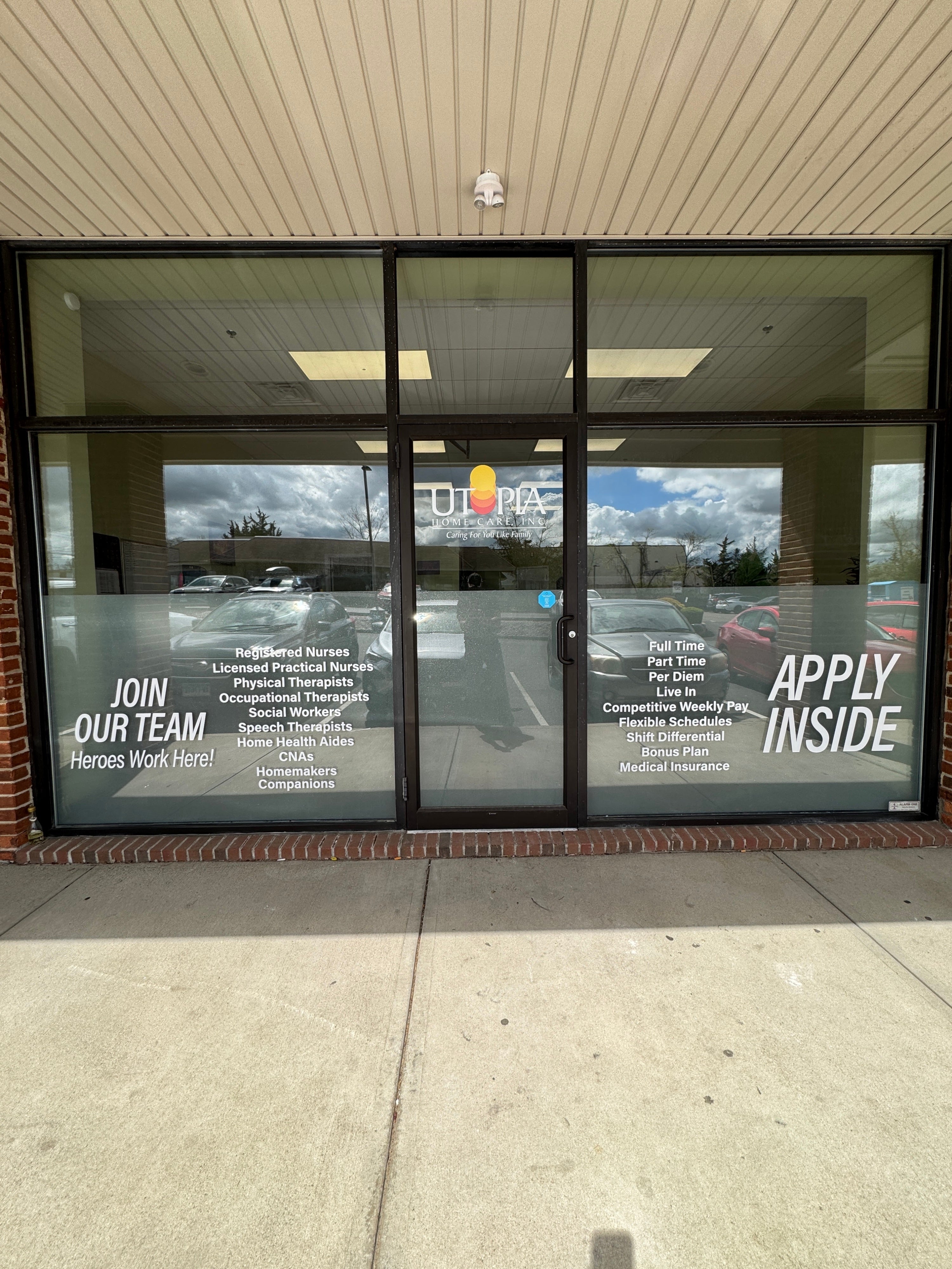Window Decals & Frosted Vinyl Installation in Meriden, CT | Utopia Home Care