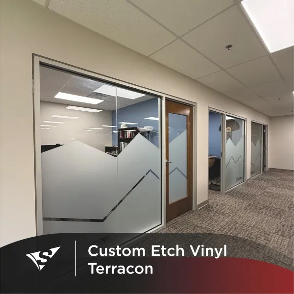 Office Privacy Vinyl for Terracon