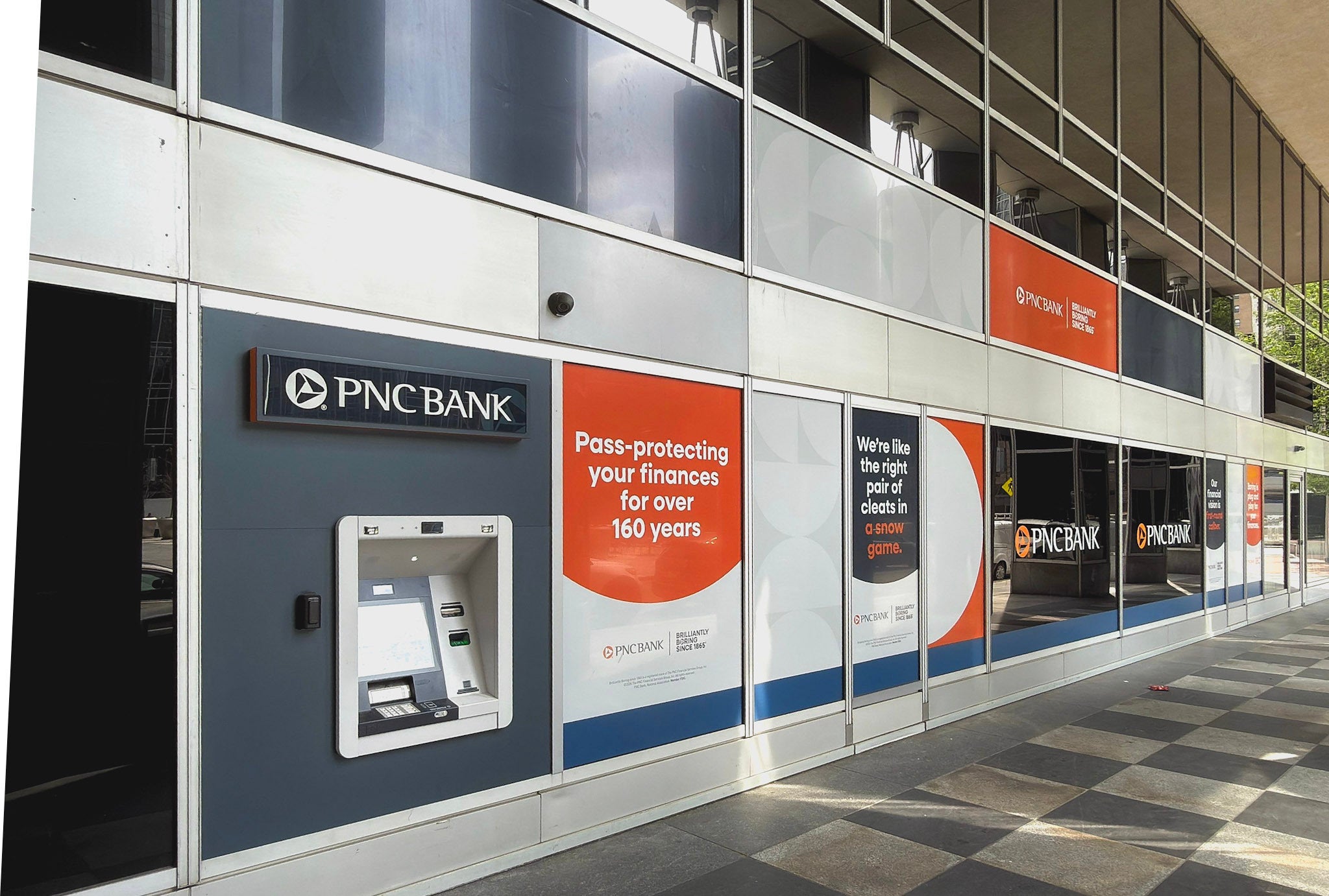 NFL Draft Week | PNC Bank Window Graphics | Downtown Pittsburgh, PA