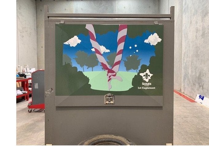 Trailer Signs - Scouts Victoria 1ST Eaglemont - Ivanhoe