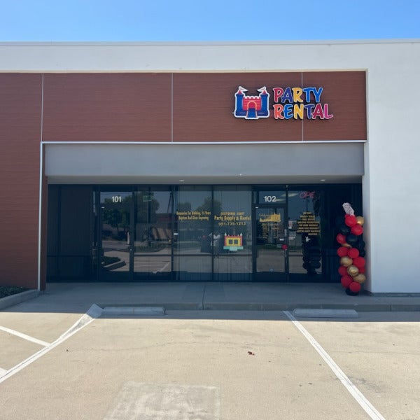 Front-Illuminated Channel Letters for California Craft Party Supply & Party Rental in Corona, CA