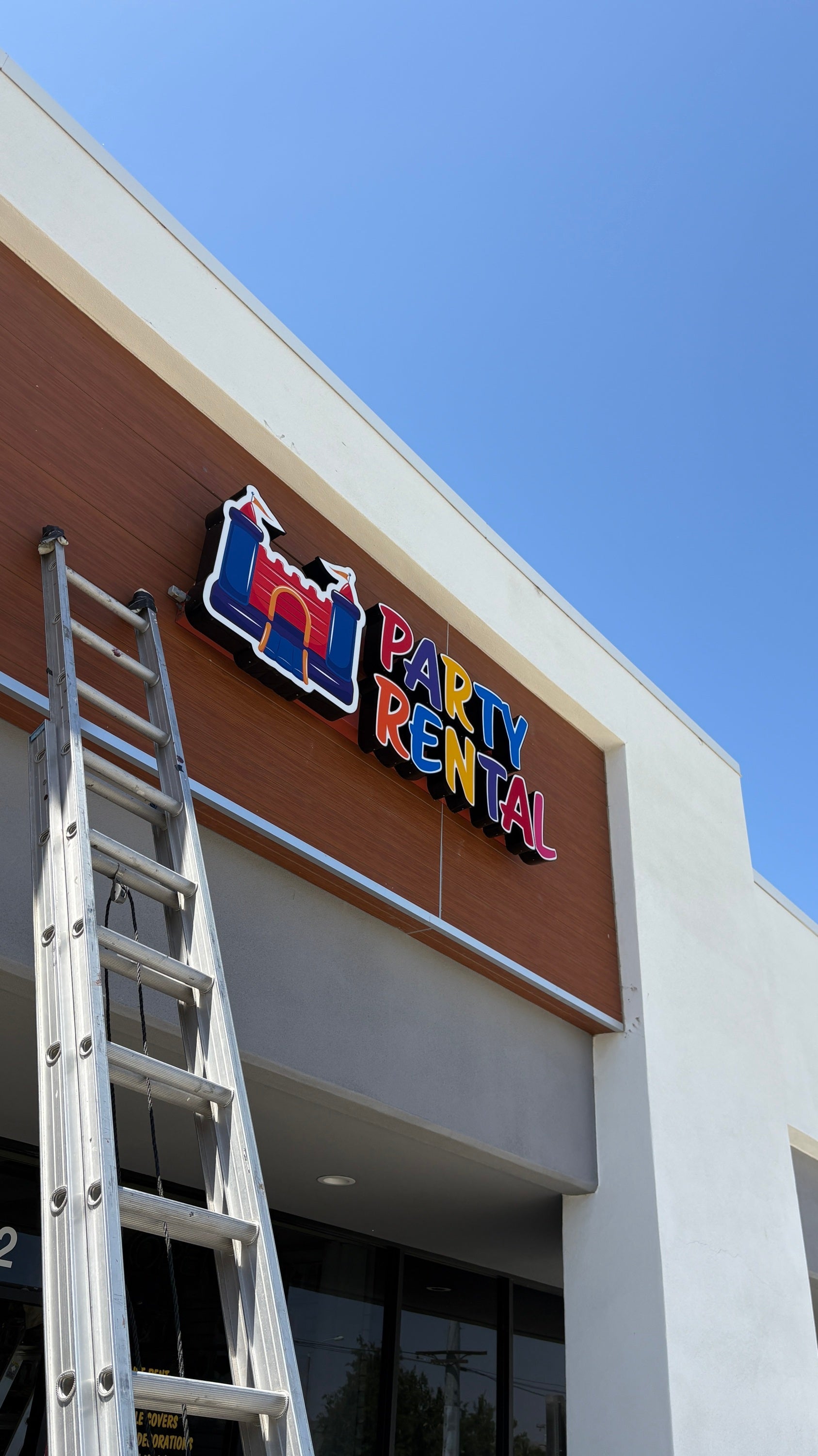 Front-Illuminated Channel Letters for California Craft Party Supply & Party Rental in Corona, CA