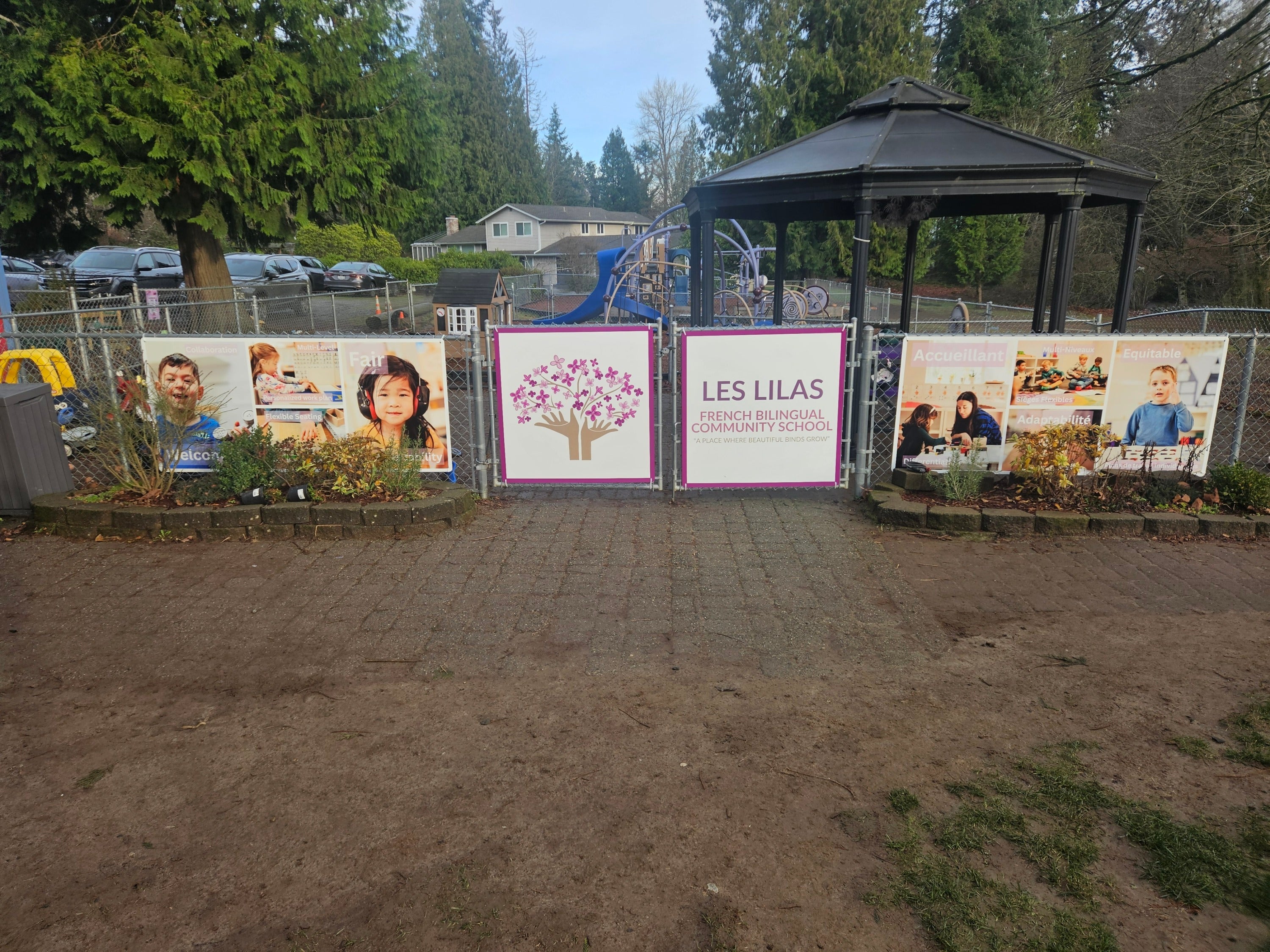 From Fence Lines to First Impressions: How Les Lilas French Bilingual Community School Built Its Brand Outdoors