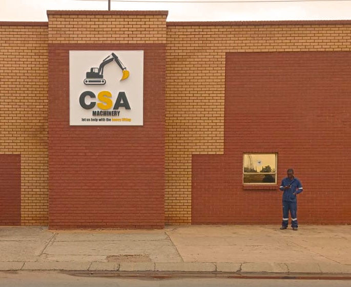 CSA Machinery – Illuminated 3D Signage Installation