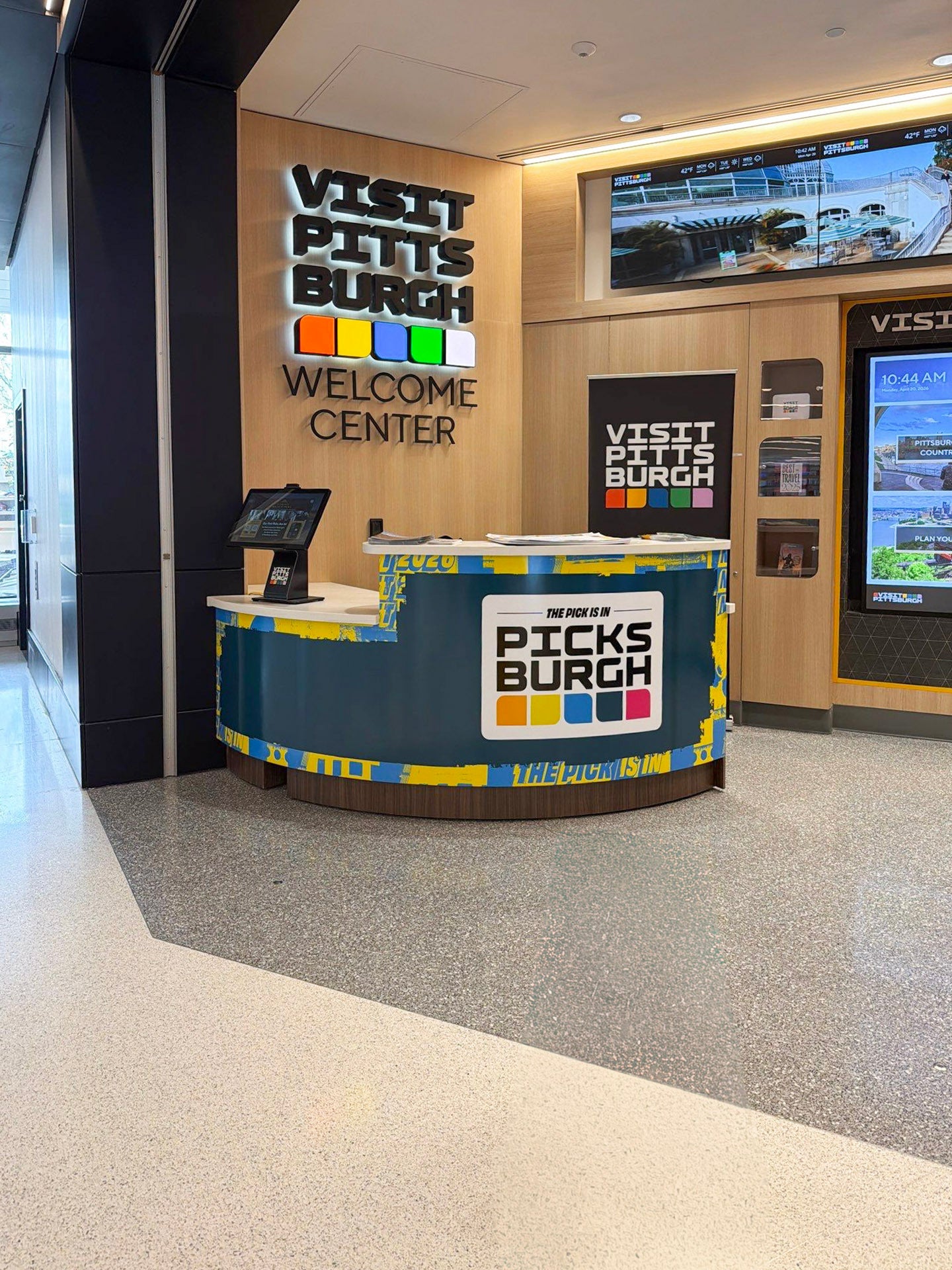 NFL Draft Environmental Graphics at Pittsburgh International Airport
