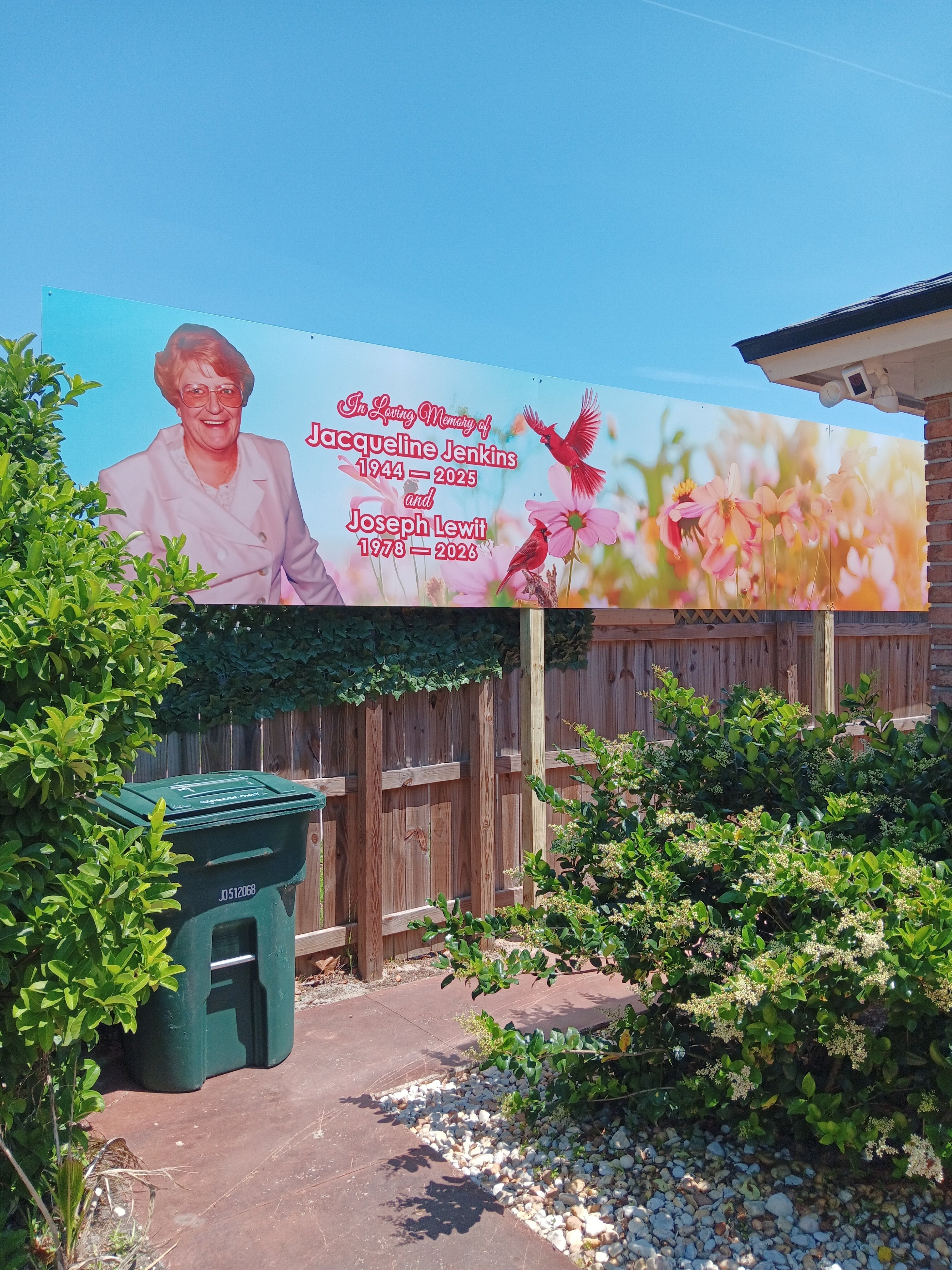 A Lasting Tribute: Custom Aluminum Panel Memorial Sign