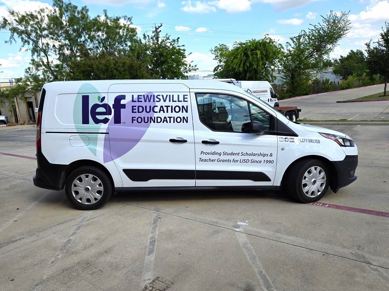 Driving Impact: Supporting the Lewisville Education Foundation with Custom Van Graphics