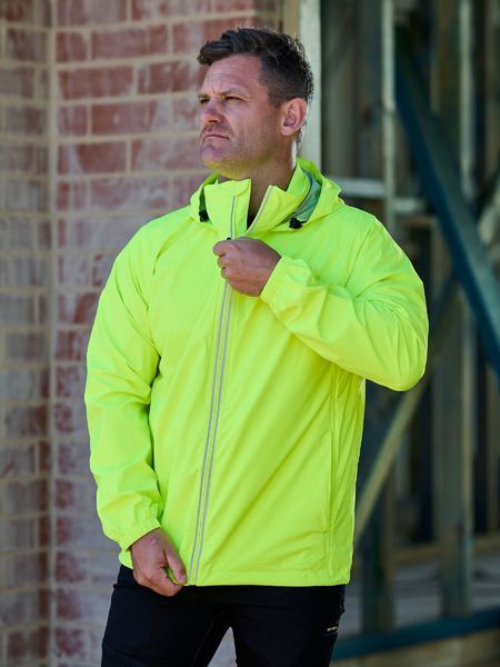 Packable Lightweight Ripstop Rain Jacket