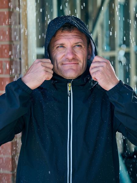 Packable Lightweight Ripstop Rain Jacket