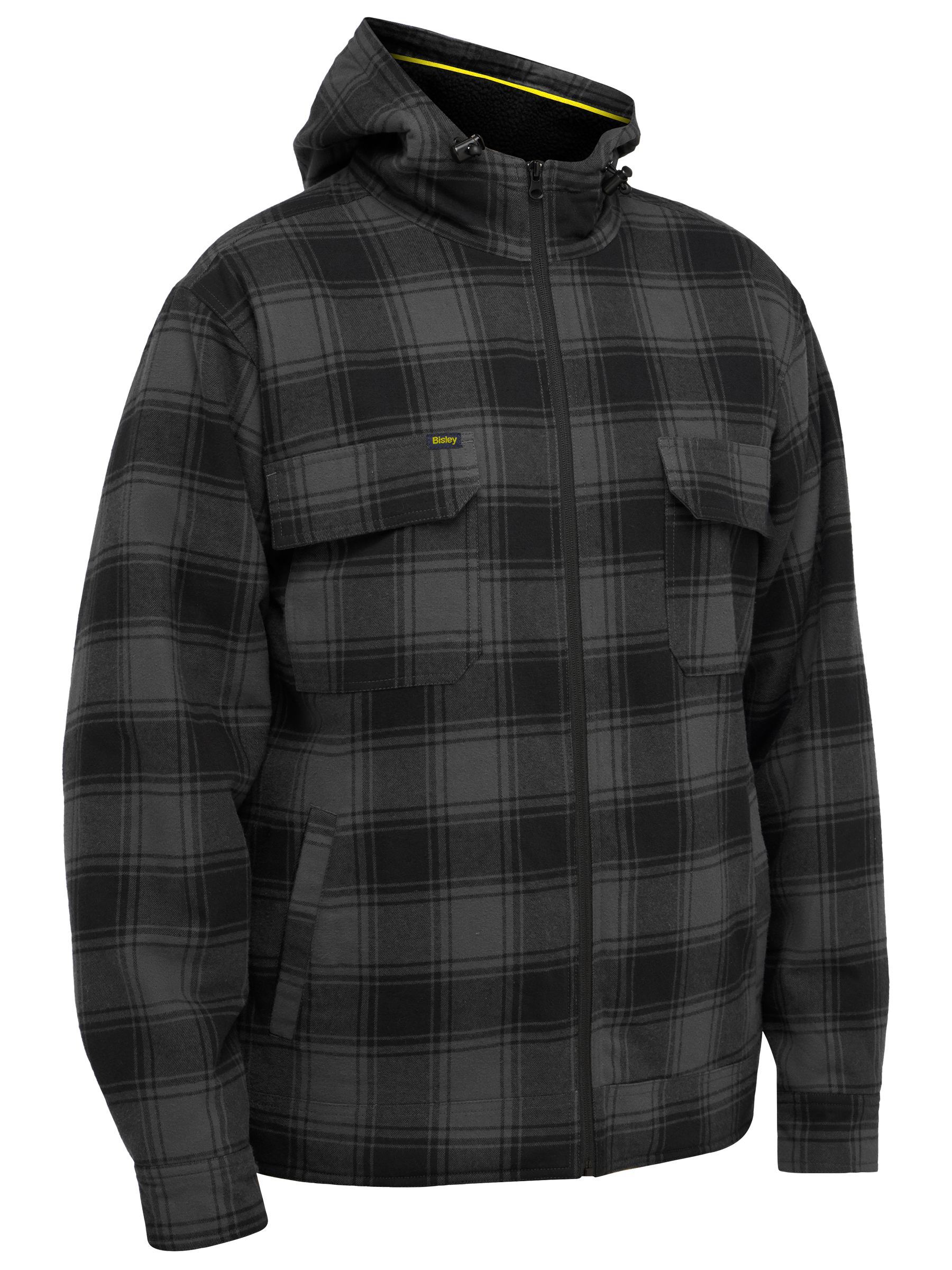 Zip Hoodie with Sherpa Lining
