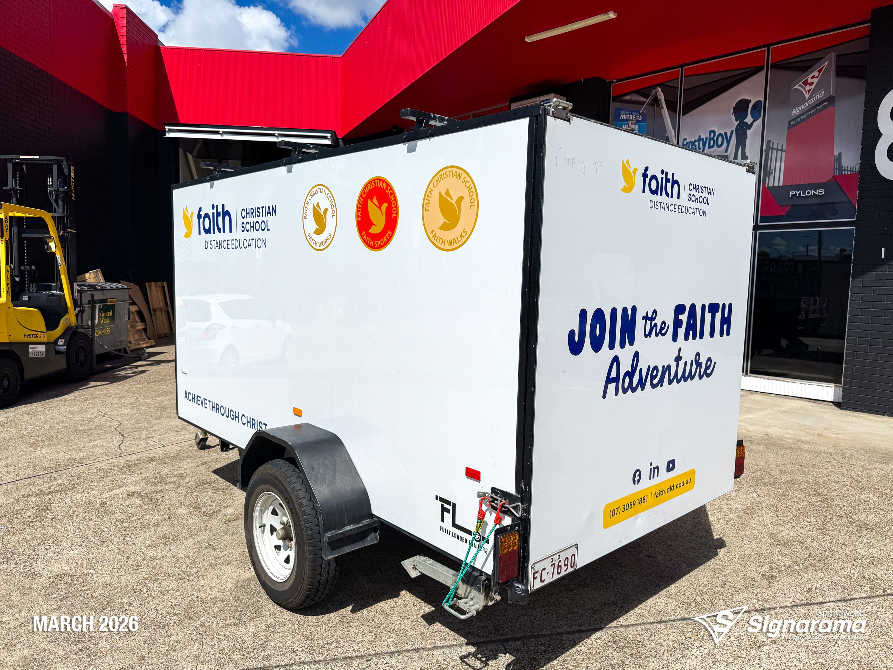 Trailer Graphics - Faith Christian School