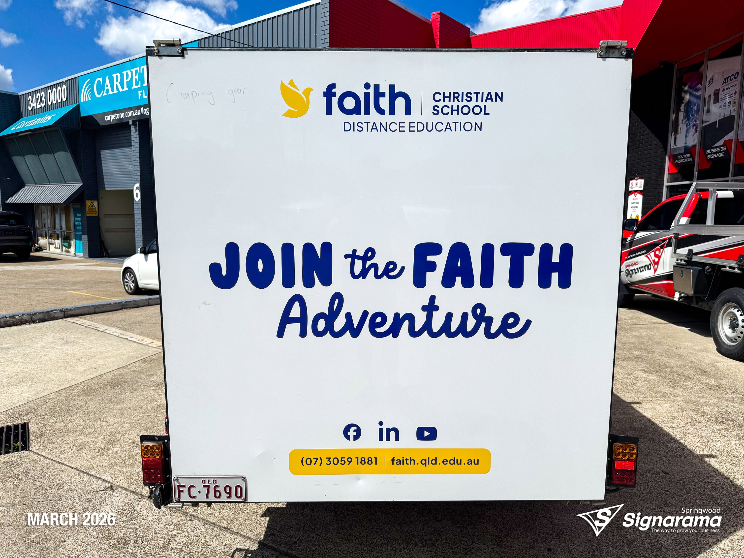 Trailer Graphics - Faith Christian School