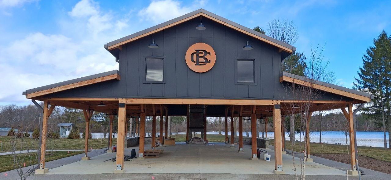 Bottom Creek: High End Metal Emblem Signs