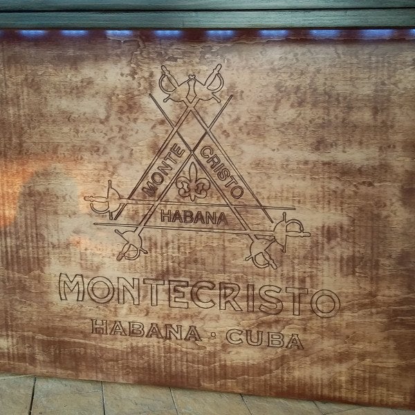 Engraved Timber Bar Signage
