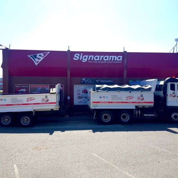 Jims Diggers Dual Trailer Truck