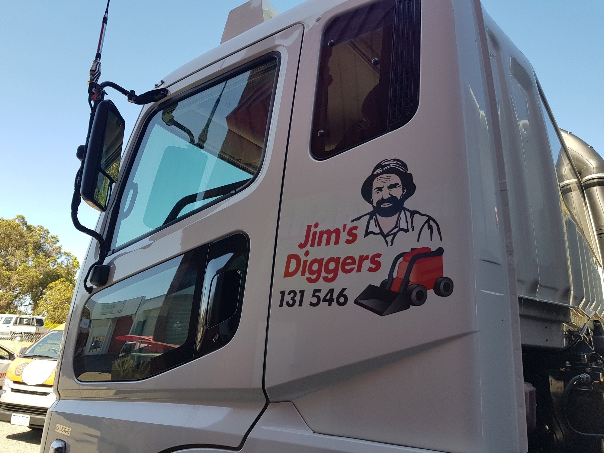 Jims Diggers Dual Trailer Truck