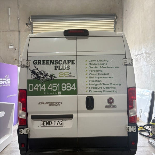 One Way Vision & Double-Sided ACP Sign for Greenscapes Plus