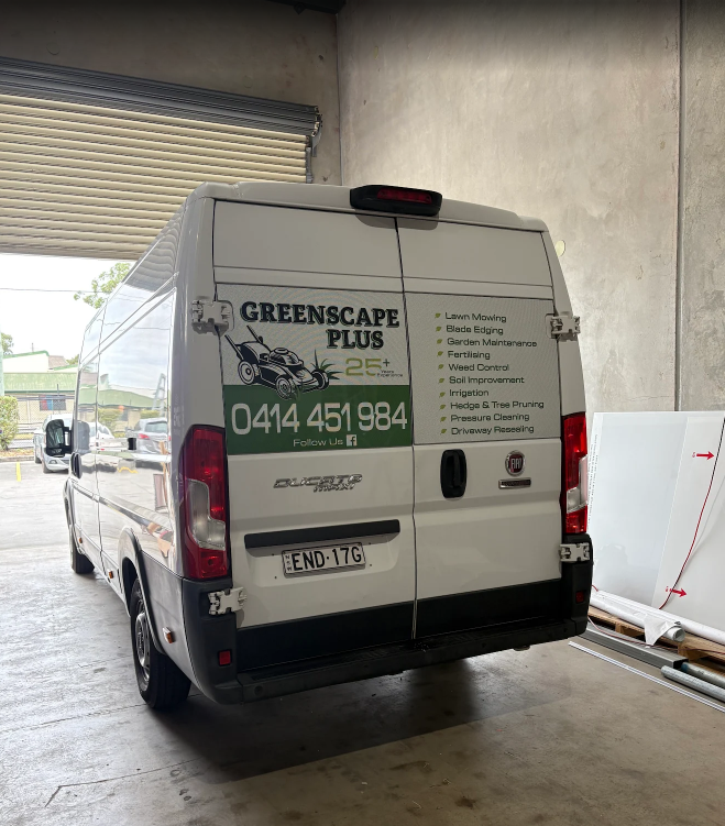 One Way Vision & Double-Sided ACP Sign for Greenscapes Plus