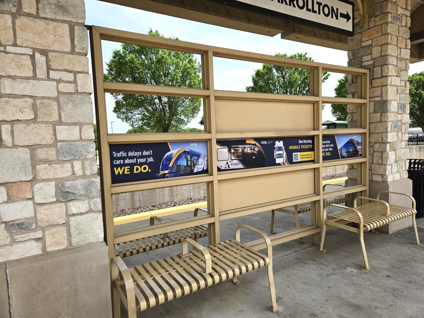 Enhancing Rider Experience with Custom Station Graphics for DCTA